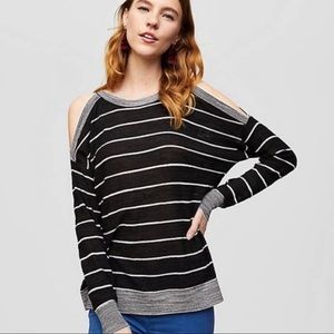 NWT Loft cold shoulder sweater size S